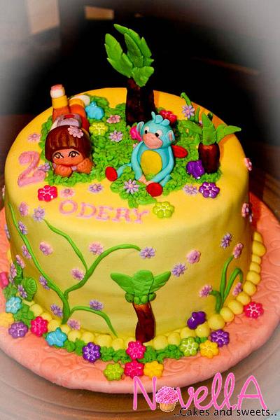 Dora Birthday Cake - Cake by ella1974