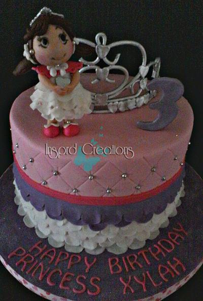 Princess theme double barrel - Cake by Willene Clair Venter