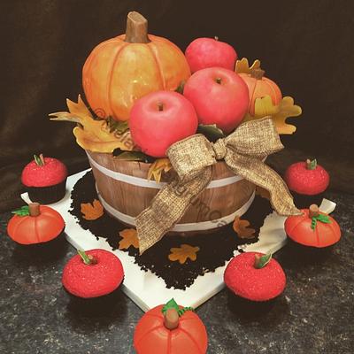 Fall Cake - Cake by Melanie Mangrum