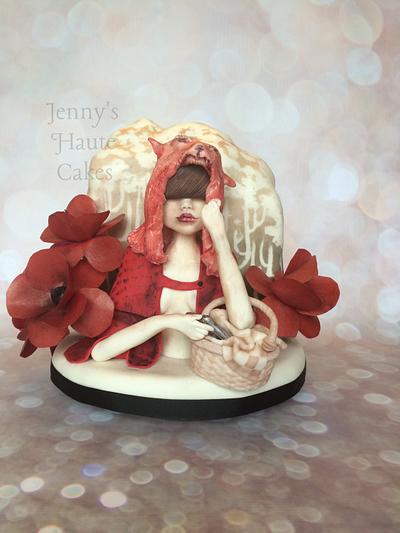 RED Riding Hood  - Cake by Jenny Kennedy Jenny's Haute Cakes