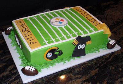 Steelers cake - Cake by jan14grands