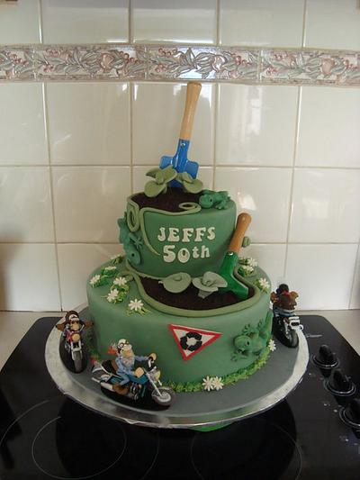 Jeff"s 50th - Cake by Kim Jury