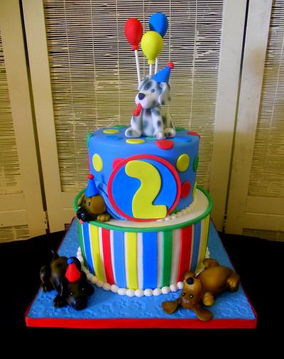 Puppie Party - Cake by Sarah Myers