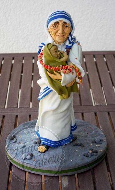 Mother Teresa - Cake by fancy cakery