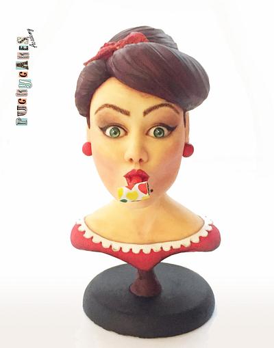 Interactive Pin- up Bust - Cake by Puckycakes