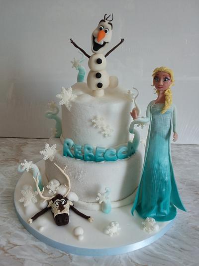 white frozen! - Cake by Simona