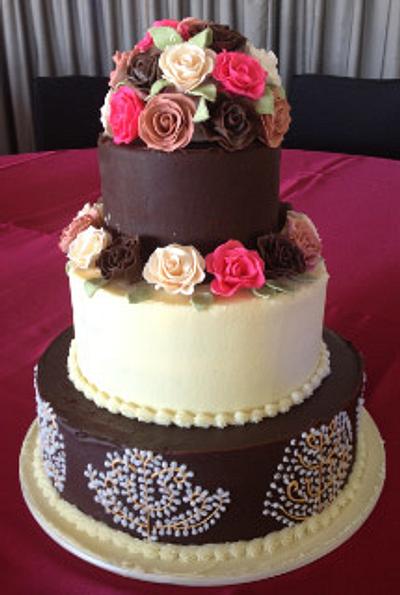 Wedding Cake - Cake by Felicity @ Celebrate Cakes