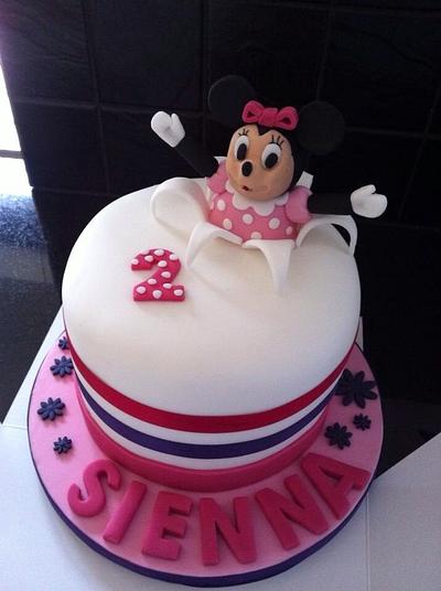 Minnie birthday cake - Cake by Hayleycakes1
