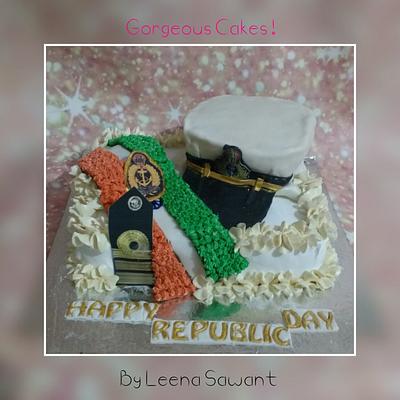 Salute to Indian Navy🇮🇳 - Cake by GorgeousCakesBLR