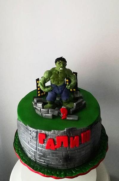 Hulk cake - Cake by Rositsa Lipovanska