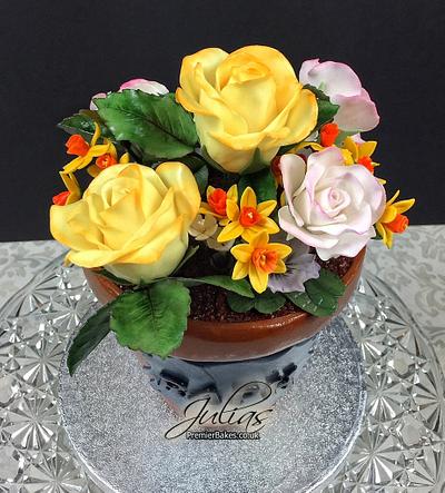 Flowerpot cake - Cake by Premierbakes (Julia)