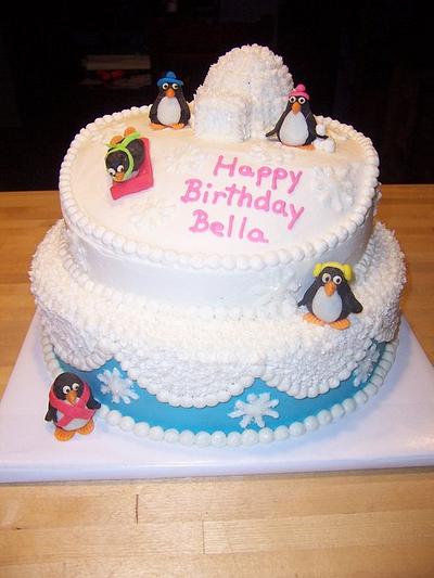 Penguin Party - Cake by Bonni