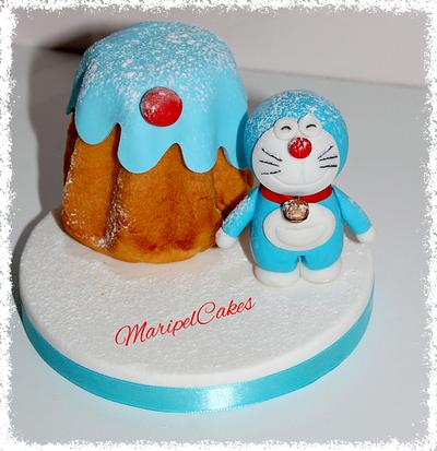Doraemon  Christmas - Cake by MaripelCakes