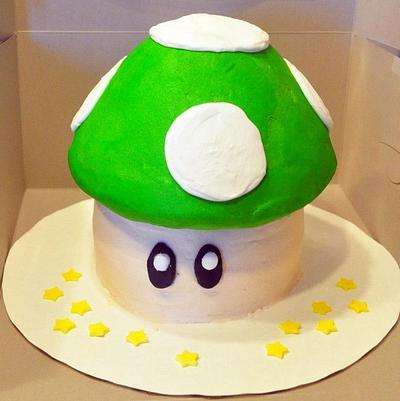 1 Up Mushroom - Cake by Wendy