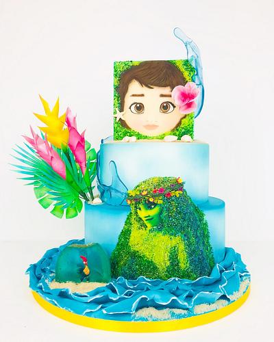 Vaiana cake - Cake by Cindy Sauvage 