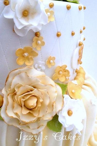 Golden Wedding Anniversary! - Cake by The Rosehip Bakery