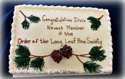 NC Society Of The Long Leaf Pine - Cake by Donna Tokazowski- Cake Hatteras, Martinsburg WV
