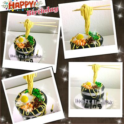 Gravity Noodle Lover Cake - Cake by littlekitchen
