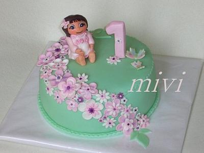 cake with a doll - Cake by mivi