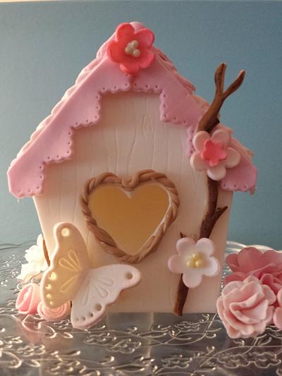 First bird house - Cake by Domnaki's