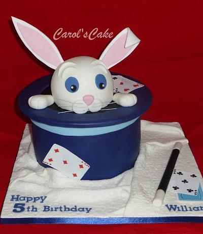 Bunny in Hat - Cake by carolscake