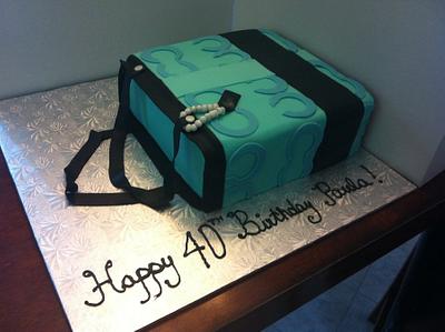 Tiffany Blue Coach Purse - Cake by none