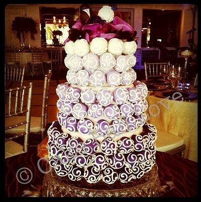 Ombre Cake Ball Cake - Cake by Pamela Genio-Bates