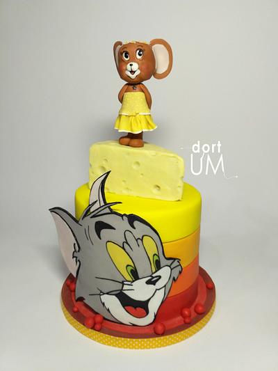 Tom (he) and Jerry (she) - Cake by dortUM