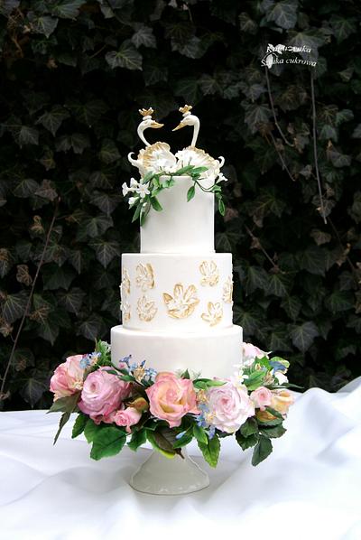 Wedding cake - Cake by Katarzynka