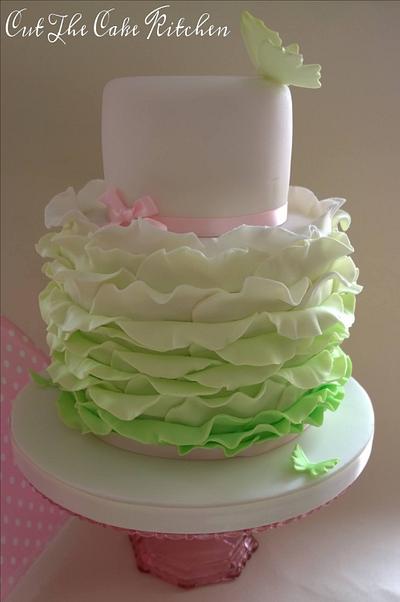 Pastel Ruffles - Cake by Emma Lake - Cut The Cake Kitchen