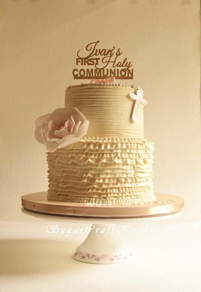 Holy communion  - Cake by Jaya Lakshmi Deepak