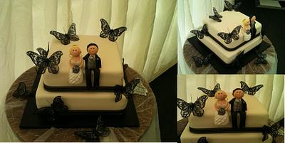 sarah and dan - Cake by little pickers cakes