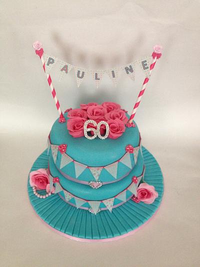 Vintage 60th - Cake by silversparkle