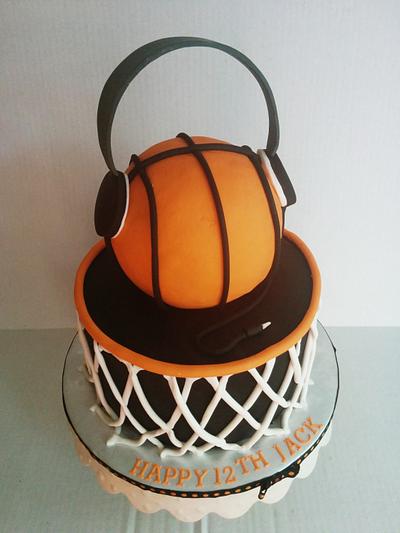 basketball cake  - Cake by Cake That Bakery