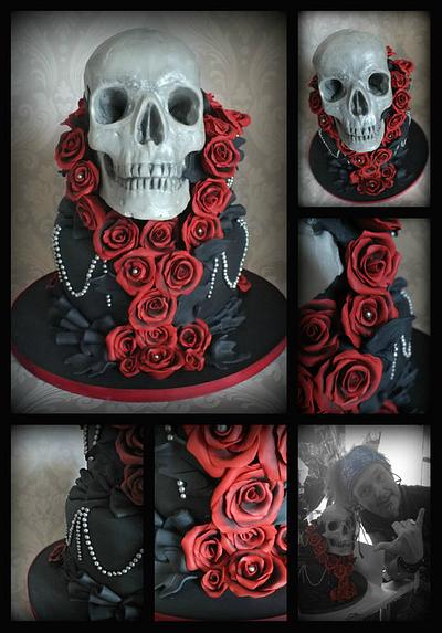 skull cake - Cake by jennie