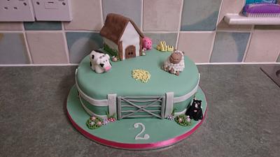 Farmyard fun - Cake by Rachel Hughes 