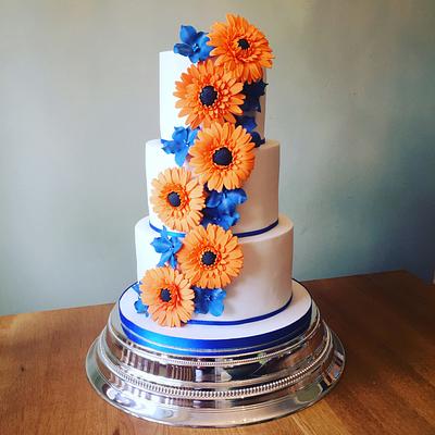 Bold Wedding Cake - Cake by Claire Lawrence