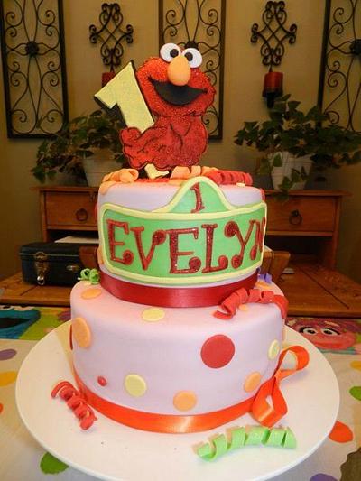 Elmo - Cake by emmalousmom