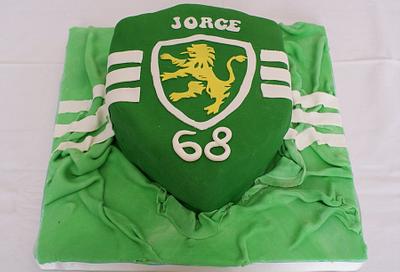 Sporting - Potuguese footbal team - Cake by Lia Russo