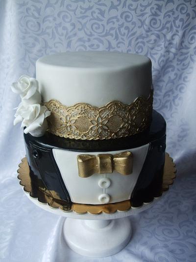 Cake in a suit - Cake by Vebi cakes