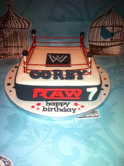 Wrestling Cake - Cake by Cakes galore at 24