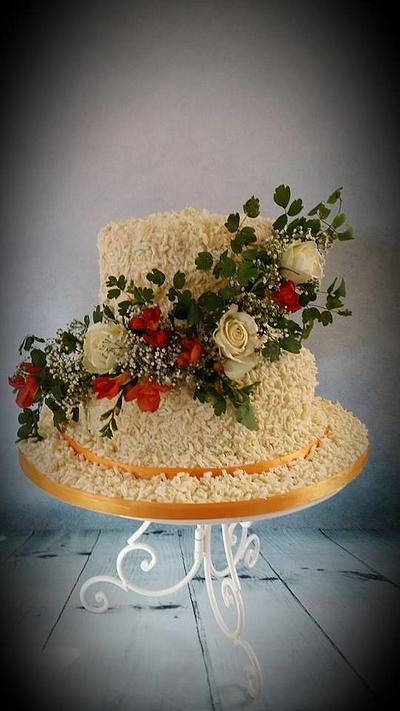 Floral Swirls - Cake by Cherub Couture Cakes