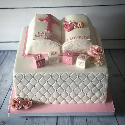 Bible christening cake  - Cake by Maria-Louise Cakes