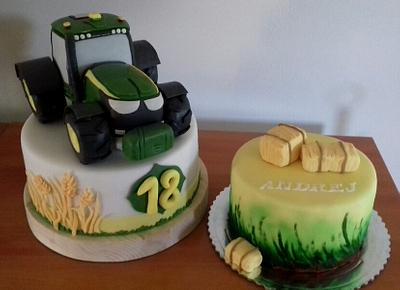 Tractor cake - Cake by Ellyys