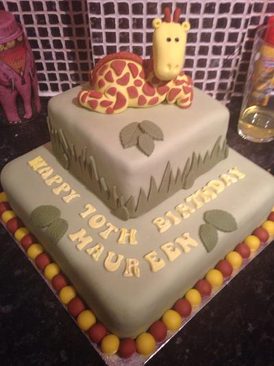 Jungle Giraffe - Cake by SoozyCakes