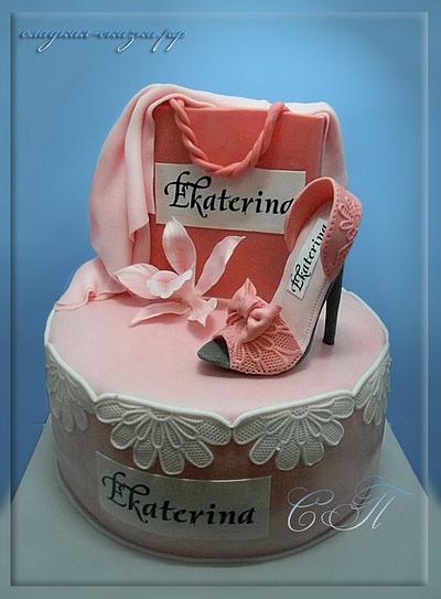 Cake with her handbag and slipper - Cake by Svetlana