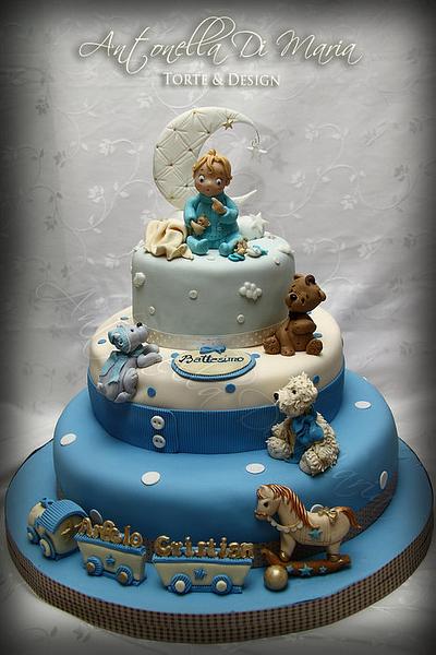 christening with playing toys - Cake by Antonella Di Maria