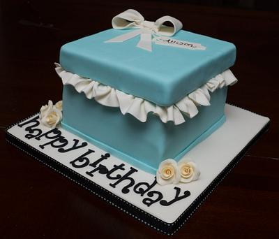 Tiffany blue - Cake by PureCakery