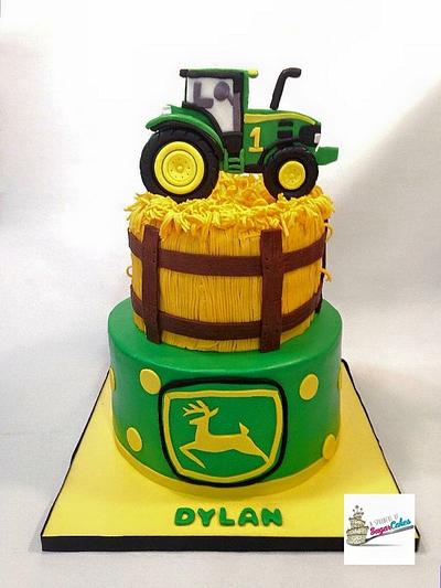 John Deere 1st birthday cake  - Cake by Mojo3799