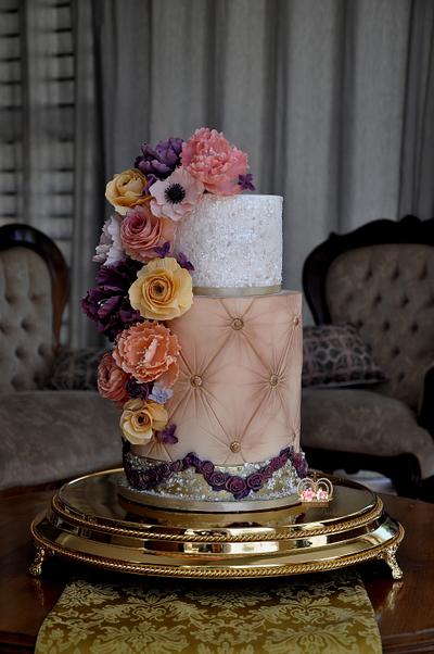 Vintage Glam - Cake by Sumaiya Omar - The Cake Duchess 